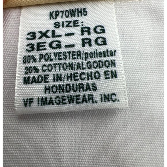 Red Kap Lab Coat Unisex White 80/20 KP70WH5 Size 3XL Never Worn - Picture 3 of 4